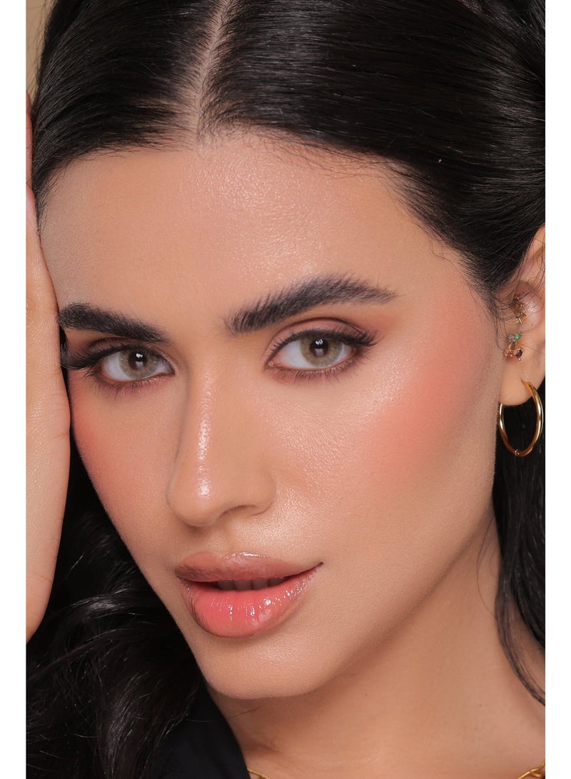 فريش آيز عدسات عيون لاصقة ملونة يومية  للفتيات والسيدات ألوان طبيعية وهادئة توسع العين قطر 14.2 كارمن - Image 2