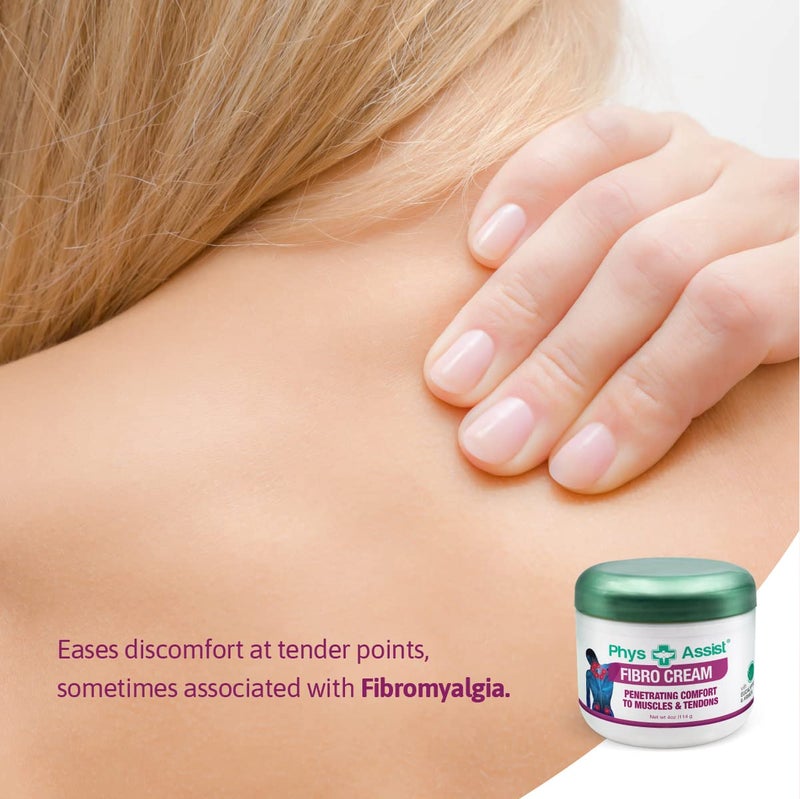 PhysAssist Fibromyalgia Cream â€“ Natural Botanical Soothing and Cooling, 4 oz jar. - Image 4