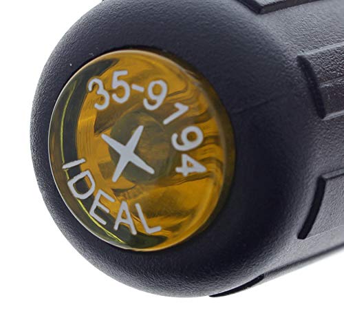 Ideal Industries IDEAL Electrical 35-9194 Insulated Screwdriver Orange, 2 x 4 in. Shaft Screwdriver with Cushion-Grip Handles. Electrician Tool Kits - Image 4