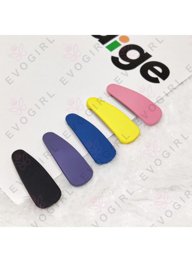 EVOGIRL Tictac Hair Clips Matte Multicolor Barrattes 3.5Cm Xs For Girls - Image 3