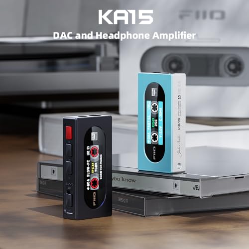 FiiO KA15 Portable DAC and Headphone Amplifier (Blue) - Image 3