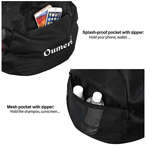 Oumers Mesh Dive Bag, Extra Large Mesh Travel Duffle for Scuba Diving and Snorkeling Gear & Equipment - Dry Bag Hold Mask, Fins, Snorkel, and More - Image 4