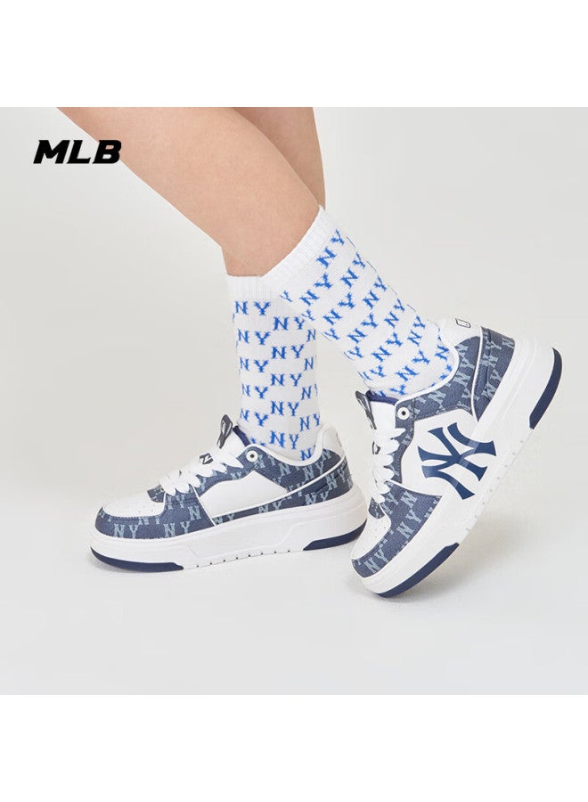 Mlb Shoes For Men And Women, Zhang Linghe's Same Style, Xuechang Shoes, Faux Denim All-season Sneakers 3asxcld4n-50nys - Image 3