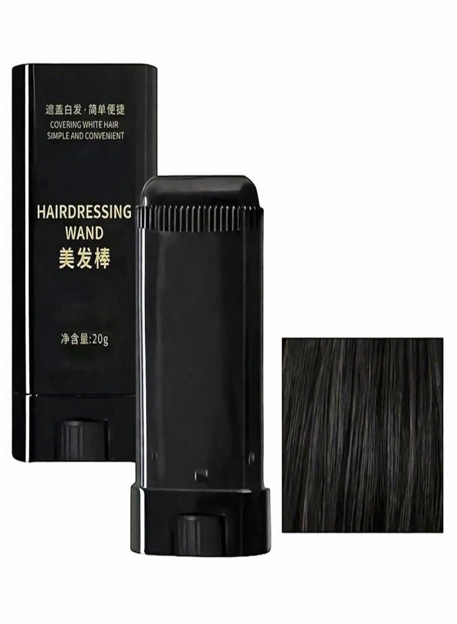 Keli Hair Color Stick with Built-In Comb for Gray Hair Coverage, Instant Root Touch Up Hair Dye Stick, Temporary Natural Finish Colour, Easy Application for Men & Women (Natural Black, 20gm) - Image 1