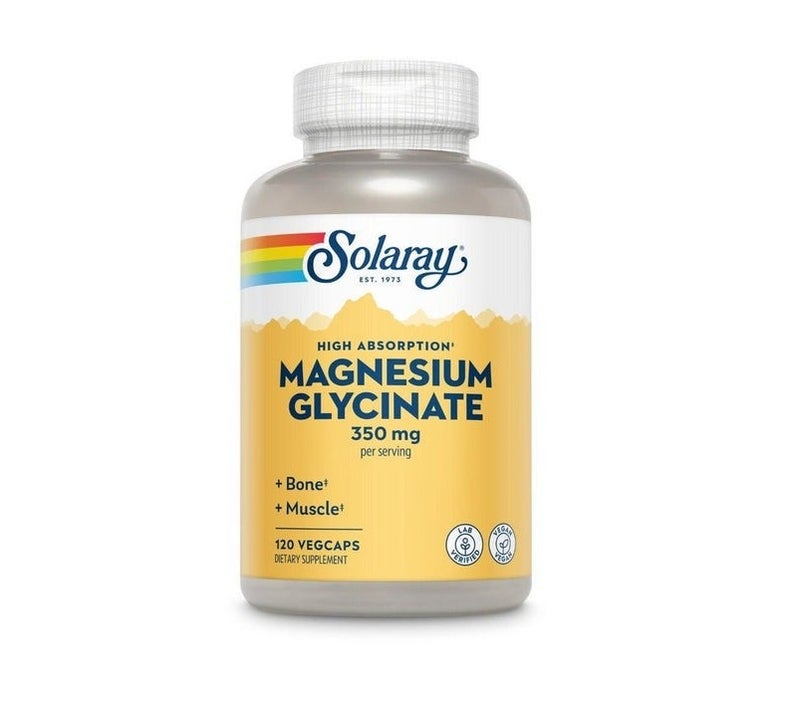 SOLARAY MAGNESIUM GLYCINATE 350MG VEGCAP 120S