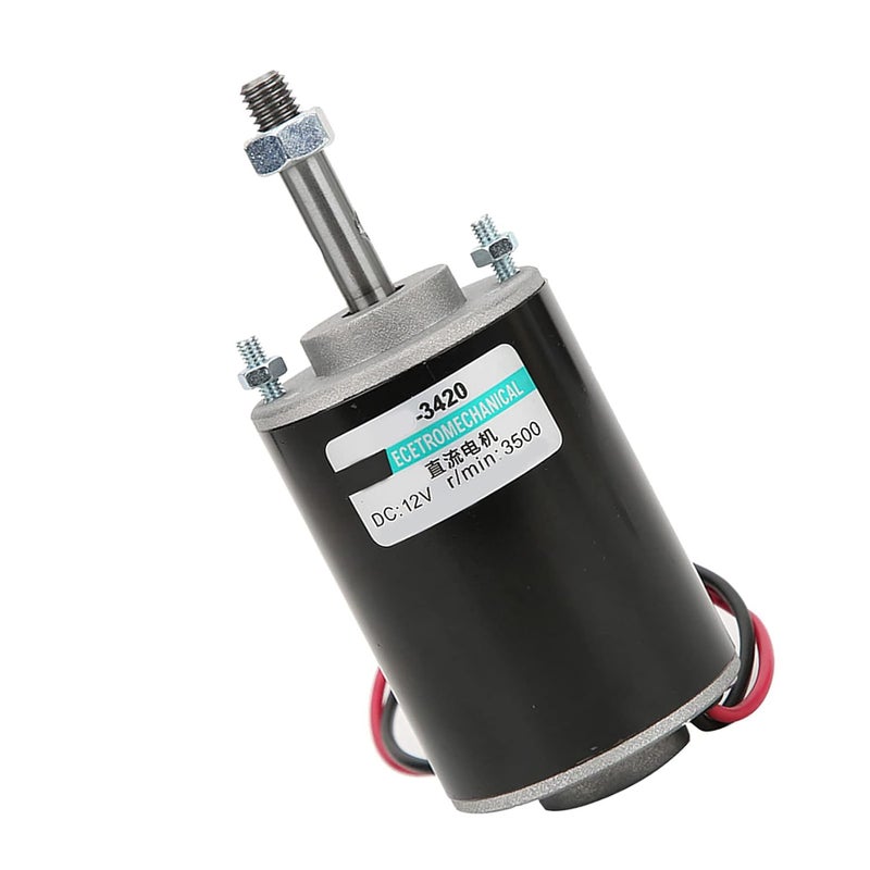 Style 1 Size 1 Brushed DC Motor Permanent Magnet 12V 30W 3500RPM High Speed Low Noise CW CCW - Image 1