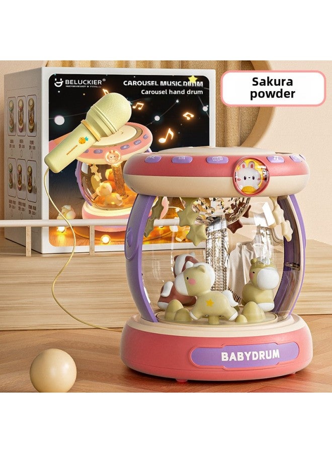 Generic Carousel Drum Baby Hand Drum Children S Puzzle 0 1 Year 6