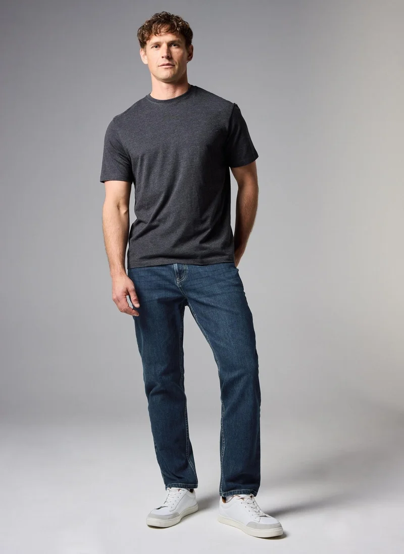 Dark Wash 4 Way Stretch Slim Fit Jeans