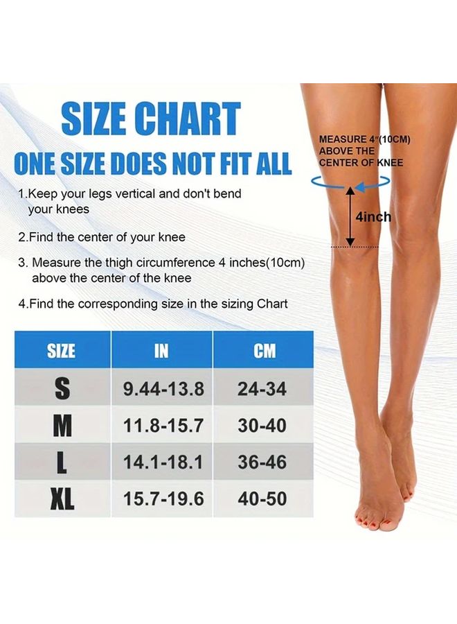 Heavy Duty Adjustable Knee Pads Black L Cushioned Pull On For Work Sports - Image 4