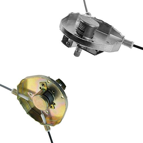 TRQ Driver & Passenger Side Manual Window Regulator Set Compatible with 1998 Chevrolet Tracker 1989-1997 Geo 1989-1998 Suzuki Sidekick - Image 4