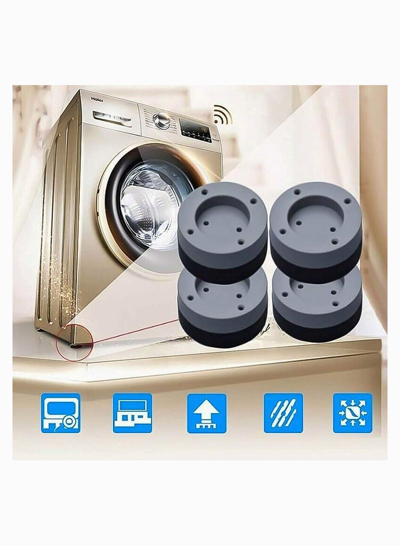 Y&D Washing Machine Feet Pads, Non Slip Mat, Support Leg, Shock And Noise Cancelling for Protects Laundry Room Floor 4Pcs (8.5cm) - Image 2