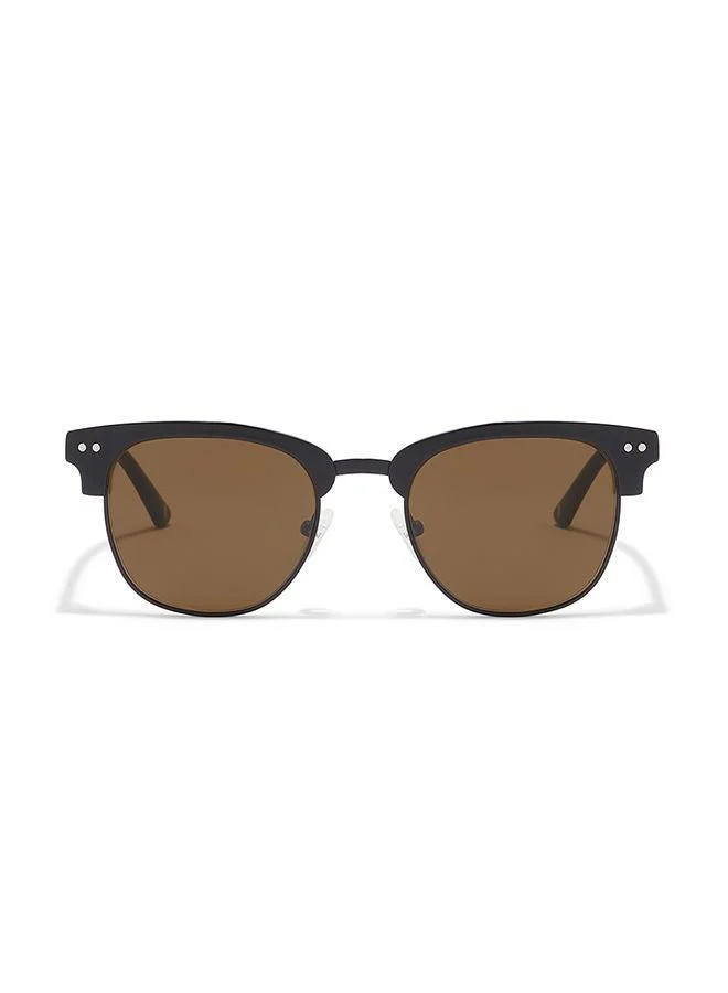 30Sundays 30Sundays LUMI,Men Sunglasses, Square Sunglasses, UV Protection: UV400 (Black,Brown)