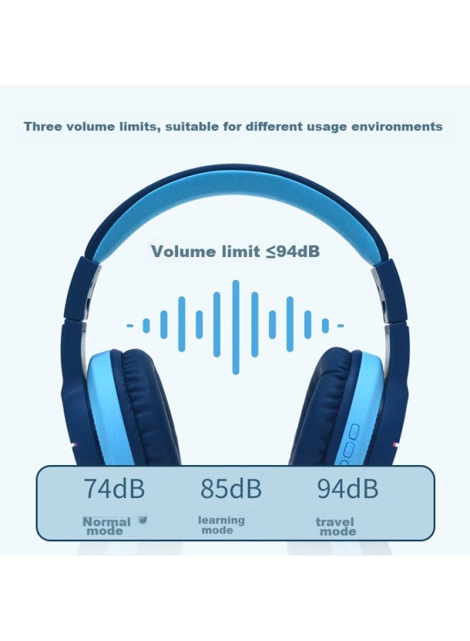 Tribit Tribit Wireless Bluetooth Headphones For Kids With Physical Noise Cancellation, Online Class Learning Headphones For Boys And Girls, Compatible With Phones, Computers, Led Colorful Design - Image 3