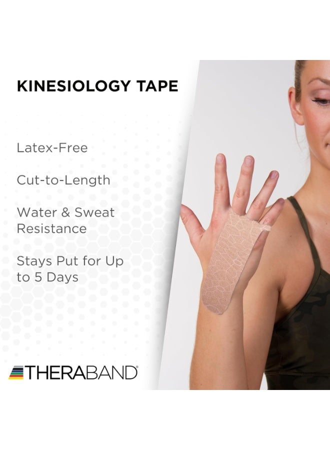 TheraBand شريط الحركة العلاجي من ثيراباند - لون وردي - Image 2
