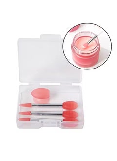 Goolsky Silicone lip balm box brush with sucker, lipstick brush, cosmetic makeup brushes, dust cover, 3 way  - Image 1