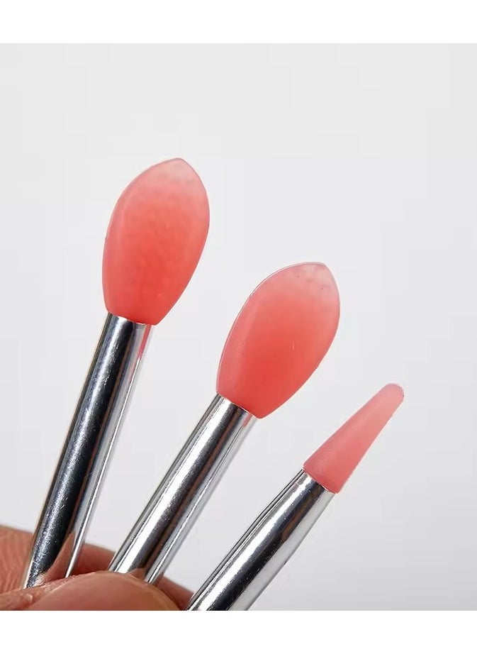 Goolsky Silicone lip balm box brush with sucker, lipstick brush, cosmetic makeup brushes, dust cover, 3 way  - Image 2