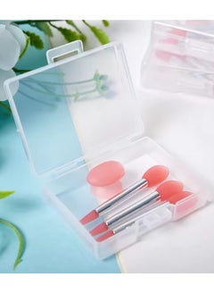Goolsky Silicone lip balm box brush with sucker, lipstick brush, cosmetic makeup brushes, dust cover, 3 way  - Image 4