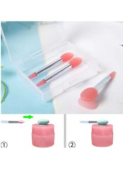 Goolsky Silicone lip balm box brush with sucker, lipstick brush, cosmetic makeup brushes, dust cover, 3 way  - Image 5