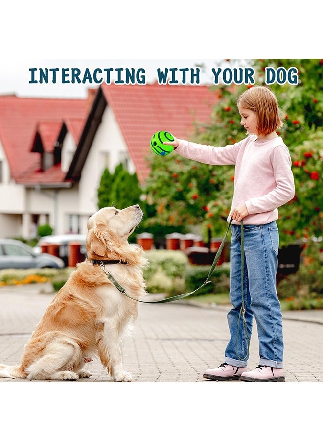 general Dog Toy Ball, Interactive Dog Toys for Boredom, Durable Wobble Ball, Fun Giggle Sounds Wiggle Ball, Active Rolling Ball for Small Dogs,8CM - Image 3