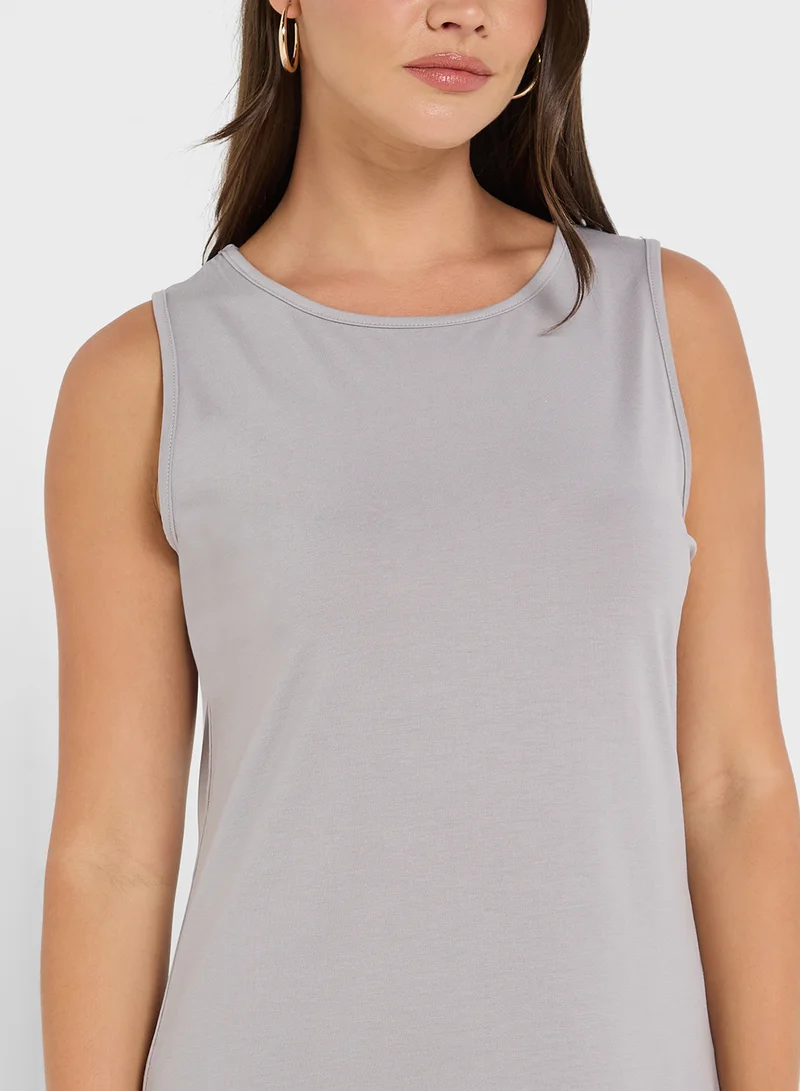 Ginger Basics Sleeveless Knit Dress