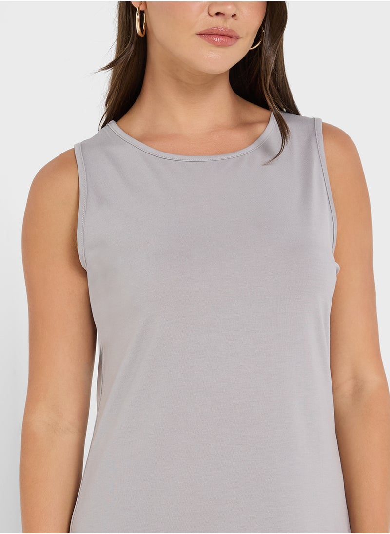 Ginger Basics Sleeveless Knit Dress  - Image 3