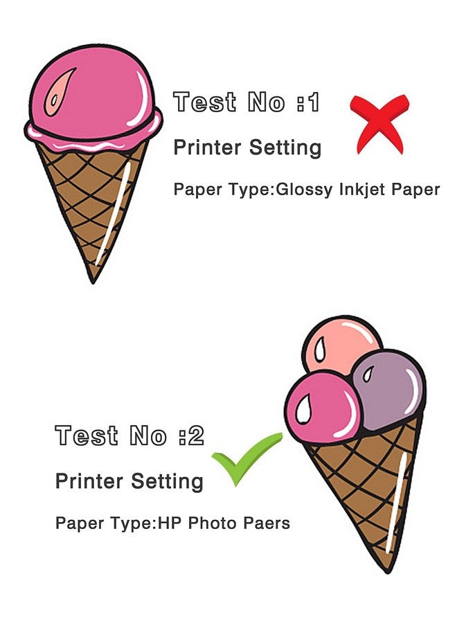 Korty Printable Vinyl for Inkjet Printer, 20 Sheets Premium Matte White Printable Vinyl Paper,8.3"x 11.7" - Image 2