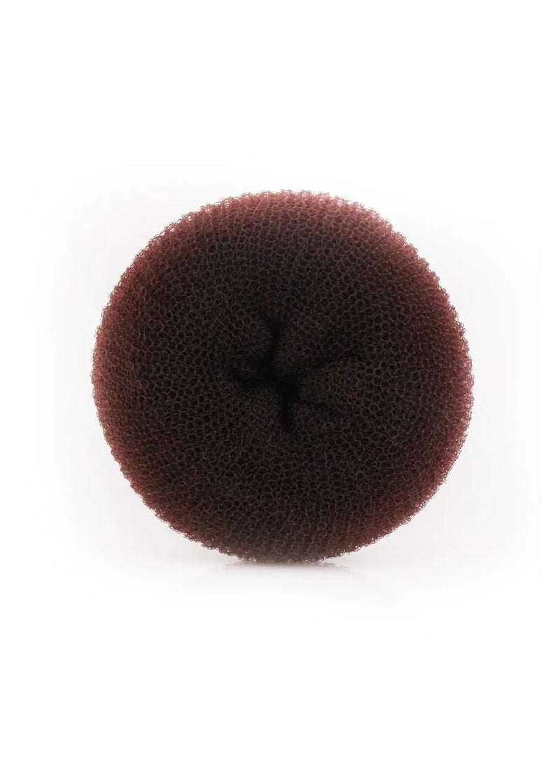 Onetech Fashionable Hair Bun For Both Casual & Formal Occasions Dark Brown 14cm