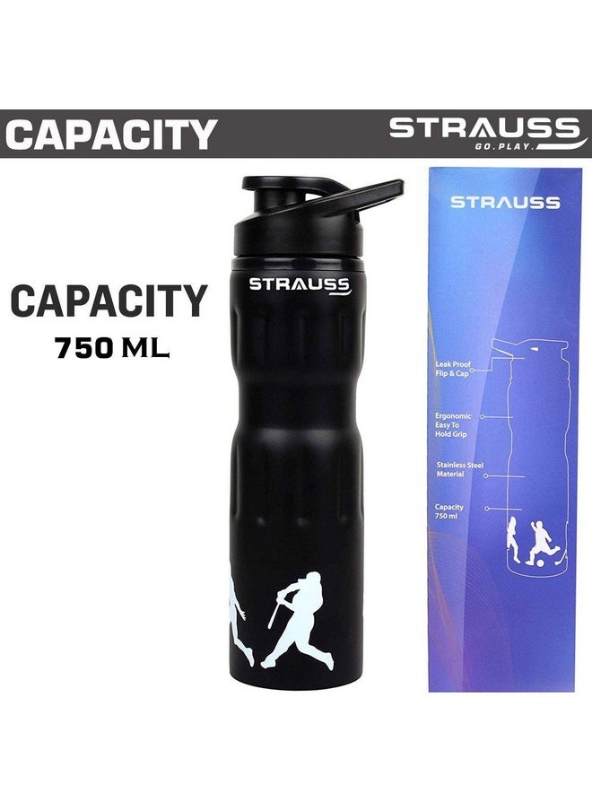 STRAUSS - Stainless Steel Water Bottle | Gym Shaker Bottle | Sipper Bottle | Gym Bottle - Image 1