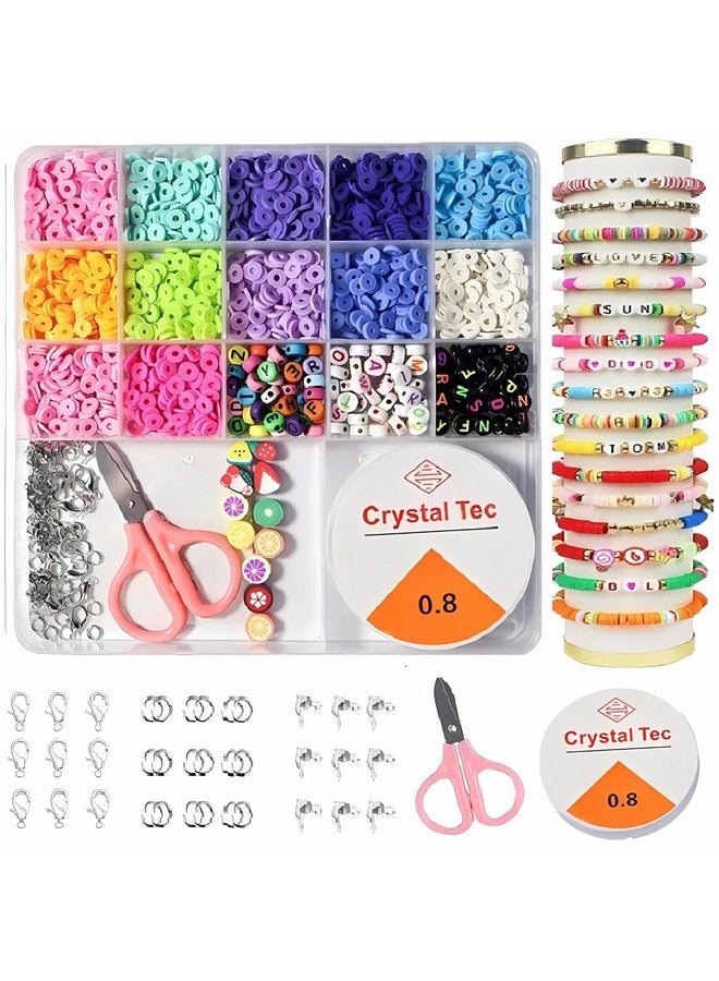 Sillyme 2400pcs Bracelet making set for Jewellery Making Kit , Colourful Beads bracelet making kit for girls - Seed beads DIY Craft beads for kids activity , Games Girls toys for girls age 10 to 12 years 6 7 8 9 Birthday gift for girls - Image 1