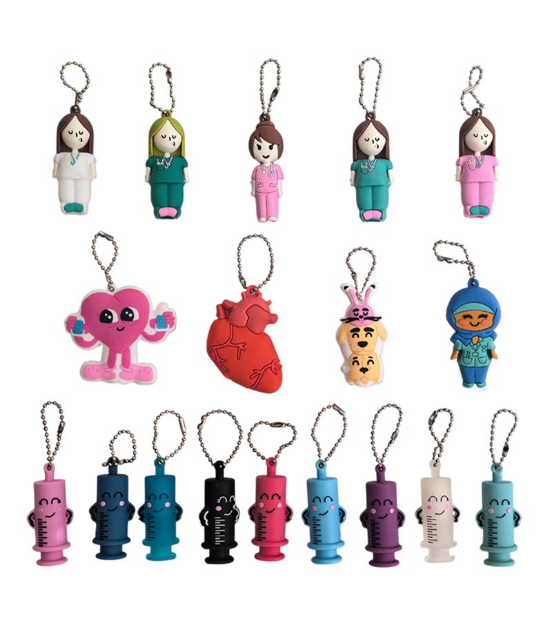 Syringe Shaped Keychain Ampoule Opener Nurse Doctor Tool A18 - Image 1