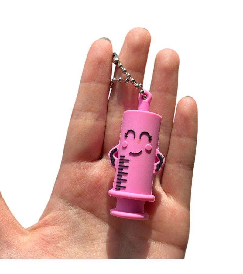 Syringe Shaped Keychain Ampoule Opener Nurse Doctor Tool A18 - Image 2
