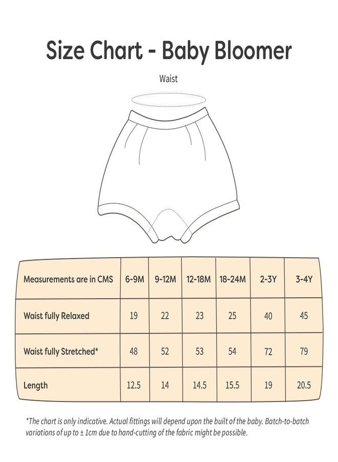 superbottoms Basic™ Bloomer | Unisex, 100% Pure Cotton Innerwear | Breathable & Soft Underwear | Baby Bloomers for 9m - 12m | Comfortable & Durable | Assorted | Pack of 5 - Image 5