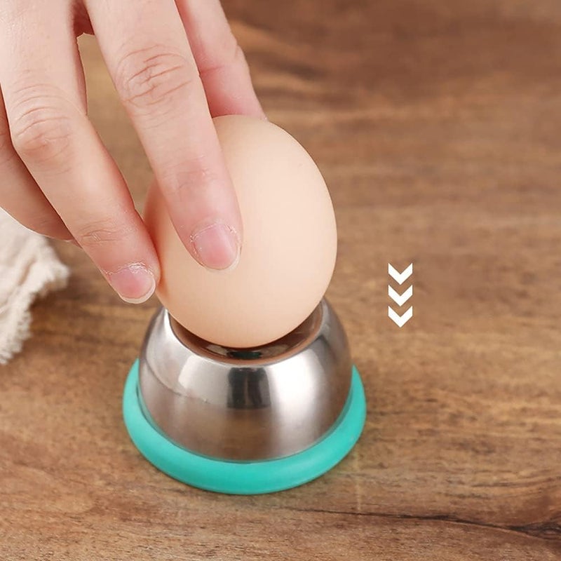 AUDBUA Egg Piercer Hole Puncher,Cute Durable for Boiled Egg Stainless Steel Egg Separator Tool Kitchen Tools(1 pc) - Image 5