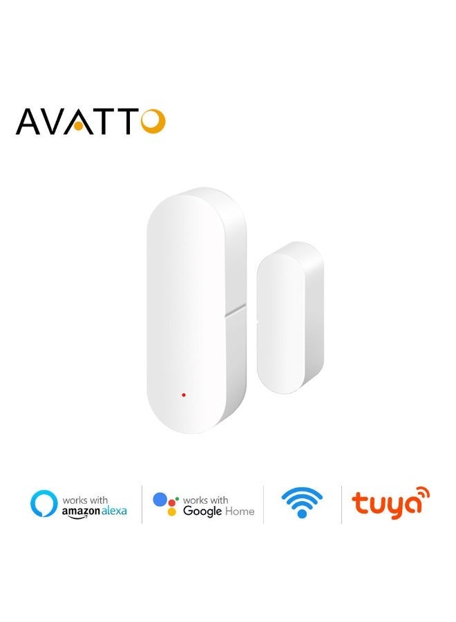 Tuya WIFI Smart Door and Window Sensor with Alarm Works with Google home and Amazon Alexa - Image 1