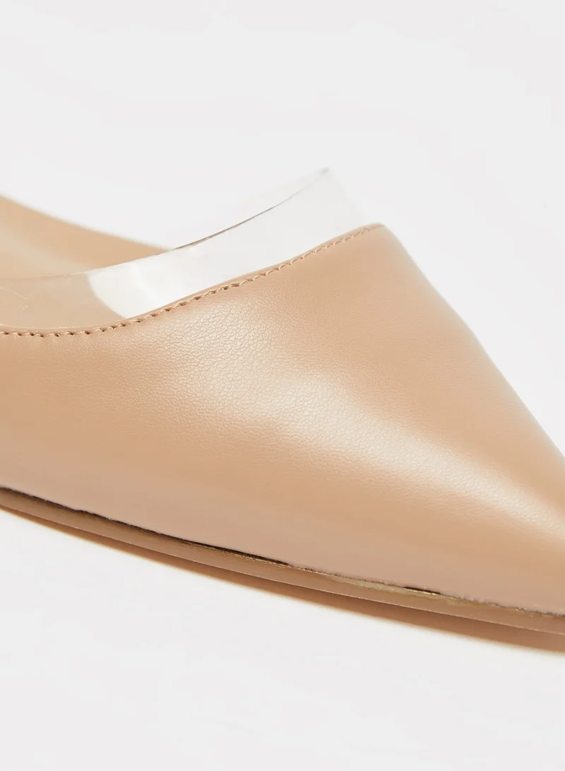 Flora Bella By Shoexpress Womens Pointed Toe Slip-On Sling Back Ballerina Shoes
