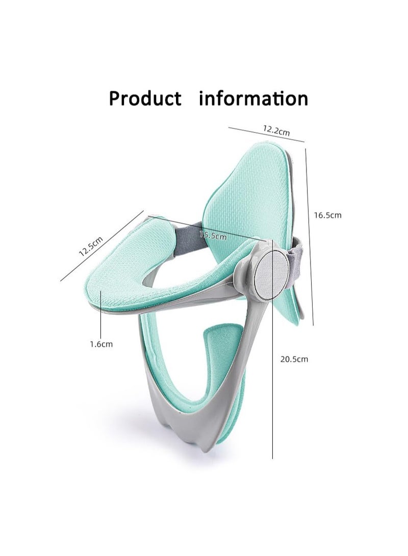 Soofam Neck Brace for Neck Pain and Support, 360° Adjustable Cervical Collar, Soft Neck Traction Device Neck Stretcher Orthotic Corrector, for Forward Head Posture Correction, Cervical Spine Pressure Relief - Image 2