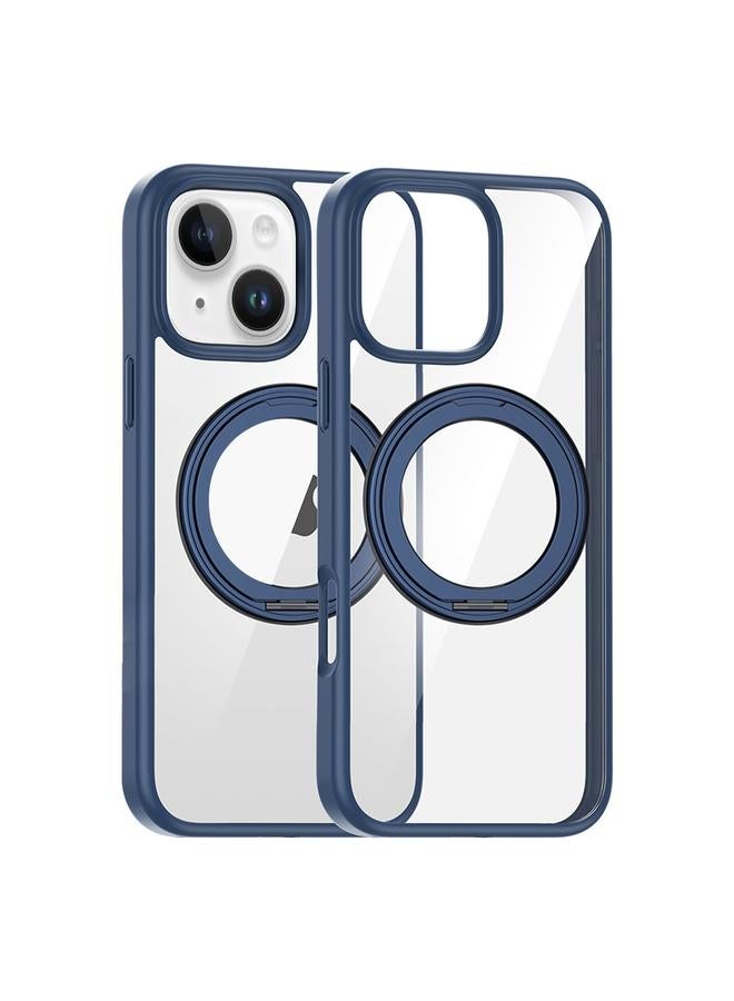 زبون جراب لهاتف iPhone 13 شفاف للغاية مع حامل دوار 360 درجة من MagSafe - Image 1