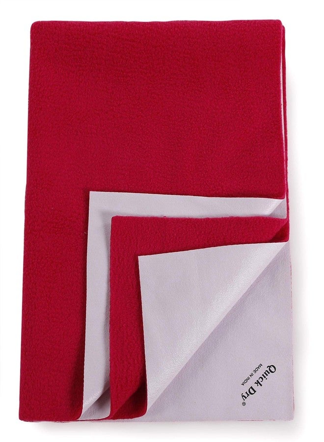 Quick Dry Baby Bed Protector (Small, Magenta) - Image 1