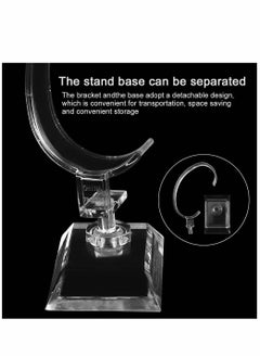 SYOSI Watch Display Stand, Bracelet Jewelry Watch Display Rack Holder Acrylic Watch Stand Organizer Holder Watch Accessory for Home or Store Use, 10 Pack, Transparent  - Image 3