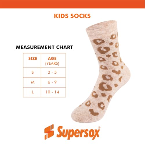 Supersox Unisex Winter Thermal Regular Length Socks for Kids (Boys & Girls), Made with Thermal Control Technology & Extra Cushioning For a Warmth & Cozy Feel, Ideal For Winter Wear (Pack Of 3) - Image 3