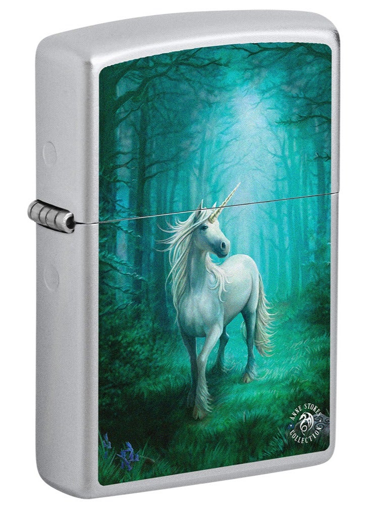 Zippo سي017430 205 مجموعة آن ستوكز ولاعة مقاومة للرياح من الكروم الساتاني - Image 1