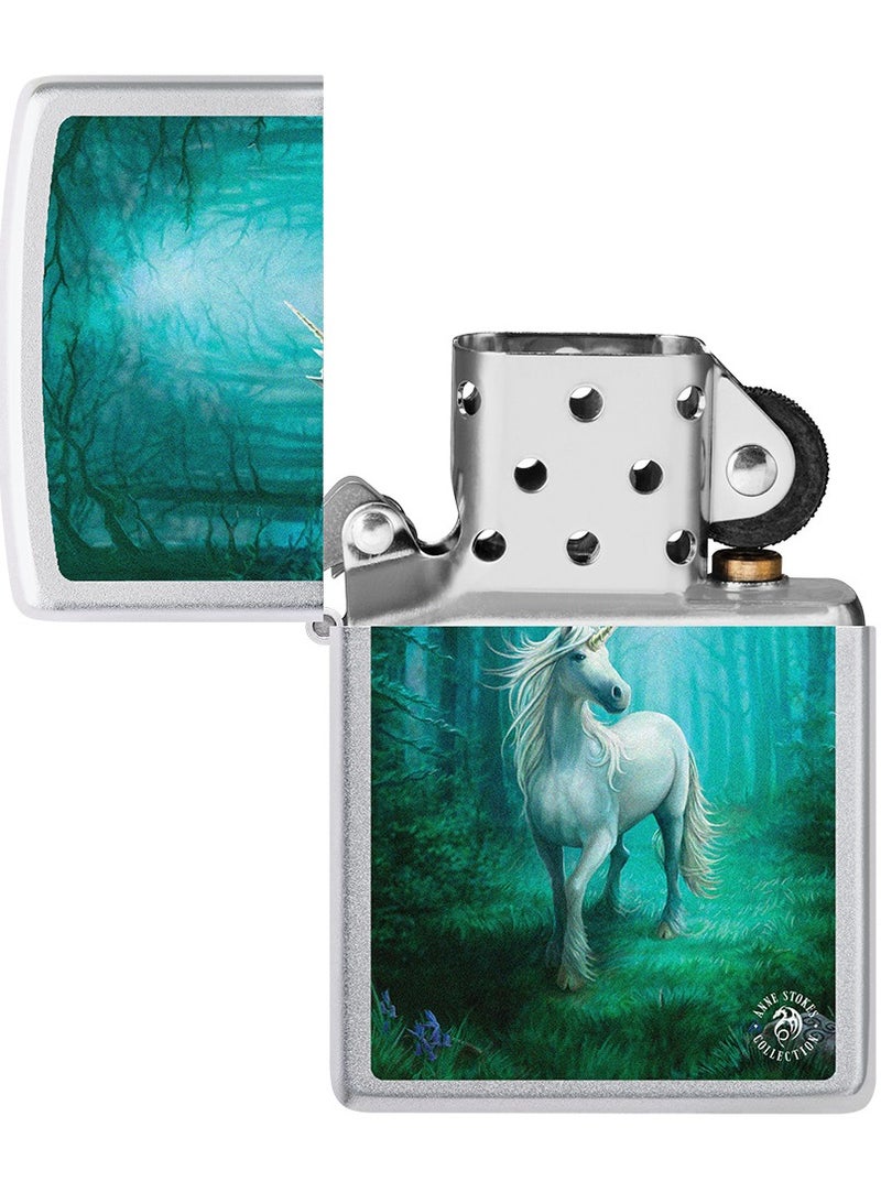 Zippo سي017430 205 مجموعة آن ستوكز ولاعة مقاومة للرياح من الكروم الساتاني - Image 4