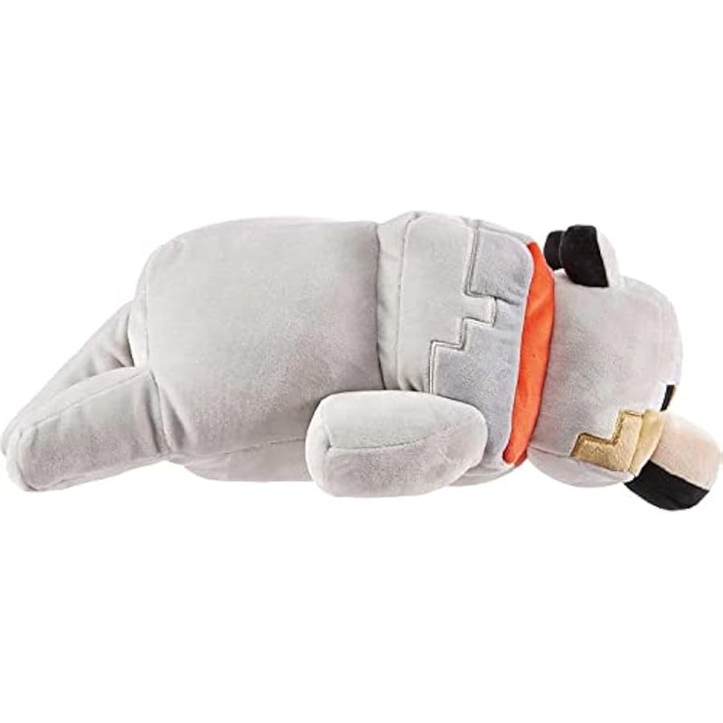 Minecraft Plush Wolf 12-Inch Stuffed Animal Figure, Floppy Soft Doll Inspired by Video Game Character, Collectible Toy - Image 5
