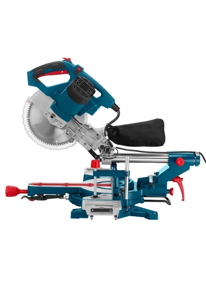 RONIX 1800W Dual Bevel Sliding Miter Saw 255mm Blade 5000 RPM, 89x310mm Capacity, Precision Table Lock Dual Angle Cuts, Extension Boards, German Engineered #Ronix 5003 - Image 1