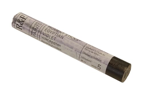 R&F Handmade Paints - Professional Oil Pigment Stick, Egyptian Violet, 38 ml - Image 1