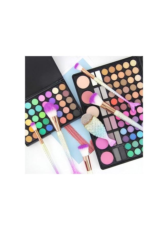 ORiTi Makeup Brushes 11pcs Professional Blending Blush Concealer Synthetic Fiber Bristles Brush Special Cosmetic Brushes Kits for Women  - Image 5