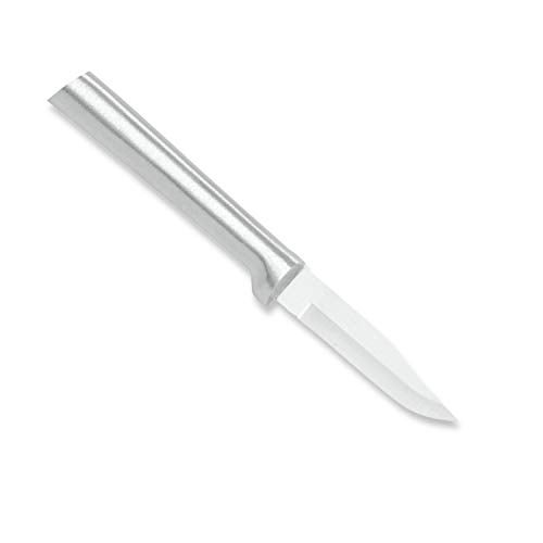 RADA Cutlery Peeling Paring Knife (R102), 2.5" Stainless Steel Hollow Ground Blade, Made in USA, Silver Handle - Image 1
