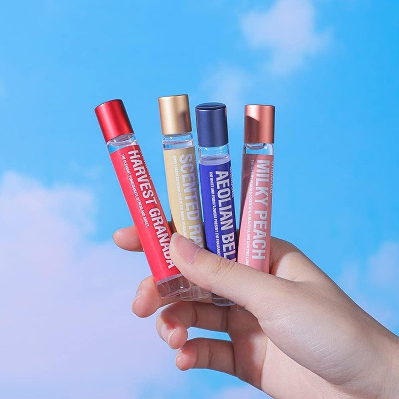 OUKA GlamorousLove Pheromone Roll-on Perfume, Lusty Pheromone Perfume, Secret - Lovers Seduction Perfume, Love Attract Pheromone Essence Pocket Perfume, Pheromone Perfume Spray for Women Oil (4pcs-B) - Image 3