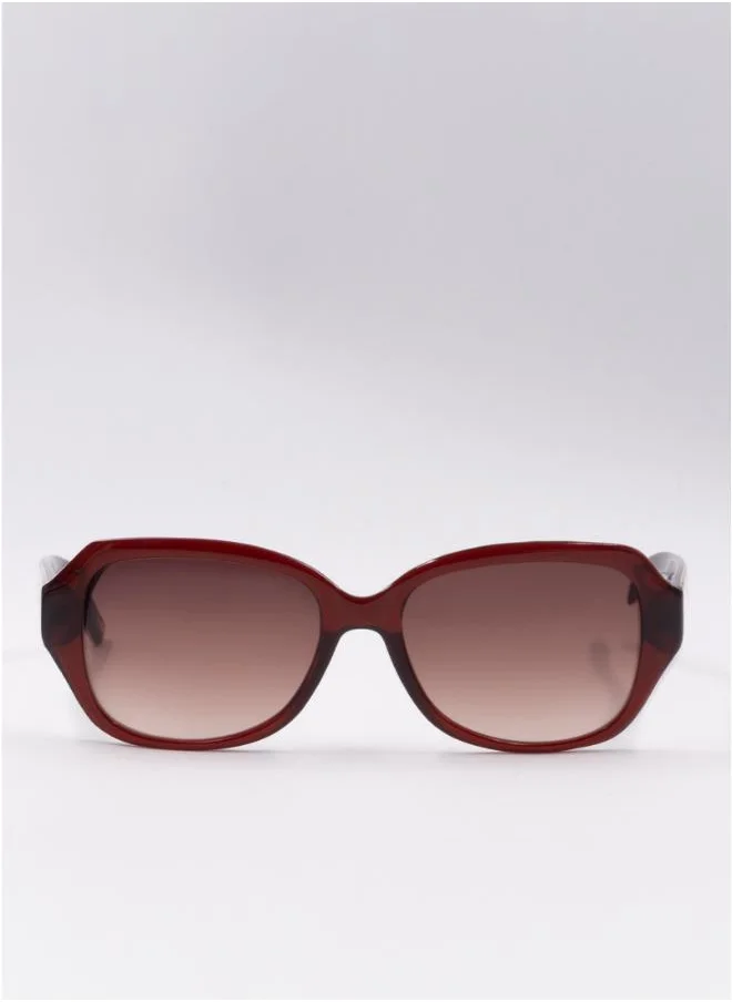تيد بيكر Mae Square Sunglasses