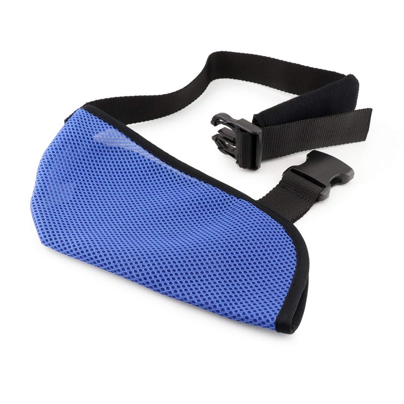 SOLES SOLES79 Pediatric Mesh Arm Sling with Padded Shoulder Strap Blue - Image 2